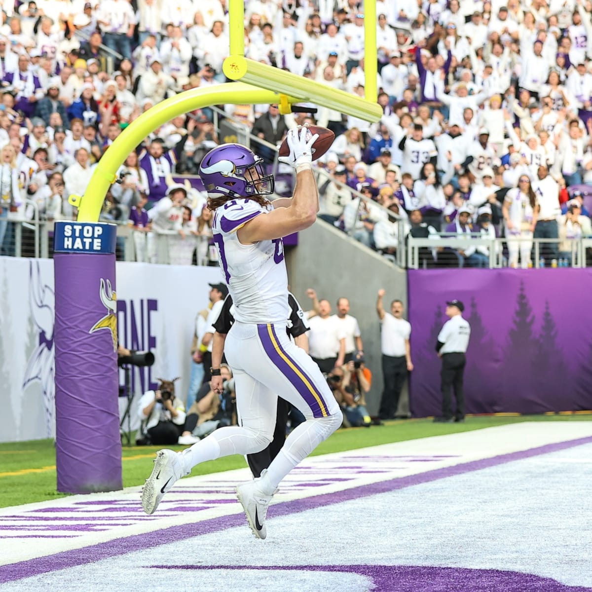 Watch: Vikings TE T.J. Hockenson scores his first TD of the 2023