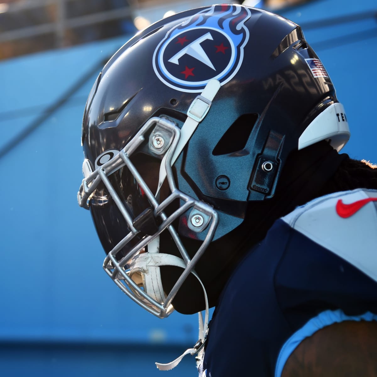 Houston, TX, USA. 3rd Jan, 2021. Tennessee Titans running back Derrick  Henry (22) during the 1st quarter of an NFL football game between the Tennessee  Titans and the Houston Texans at NRG