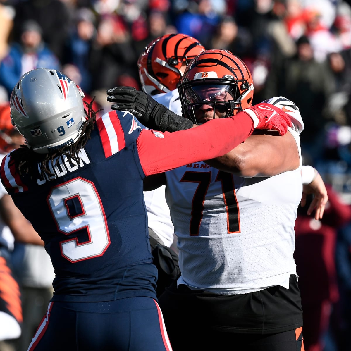 Bengals release veteran OT La'el Collins, who is still rehabbing from torn  ACL in December.