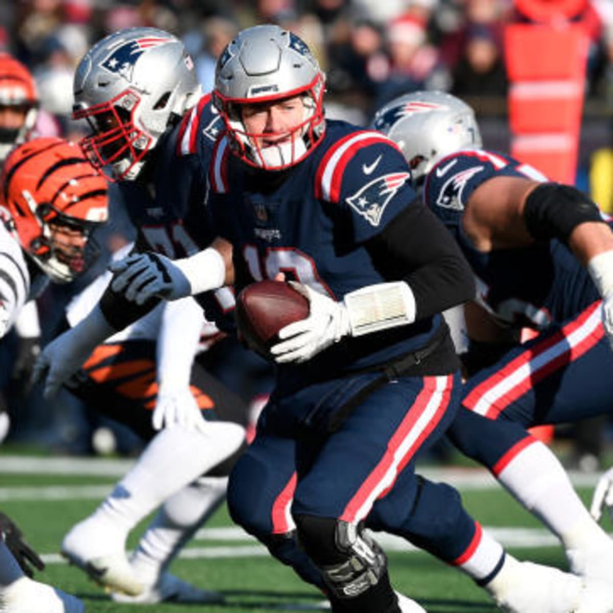 New England Patriots Mac Jones Throws Pick 6; Early 16-0 Deficit vs. Eagles  - Sports Illustrated New England Patriots News, Analysis and More