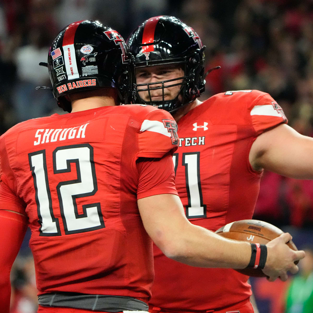 Texas Tech Red Raiders Team-Issued #25 Red Jersey from the Athletics Program