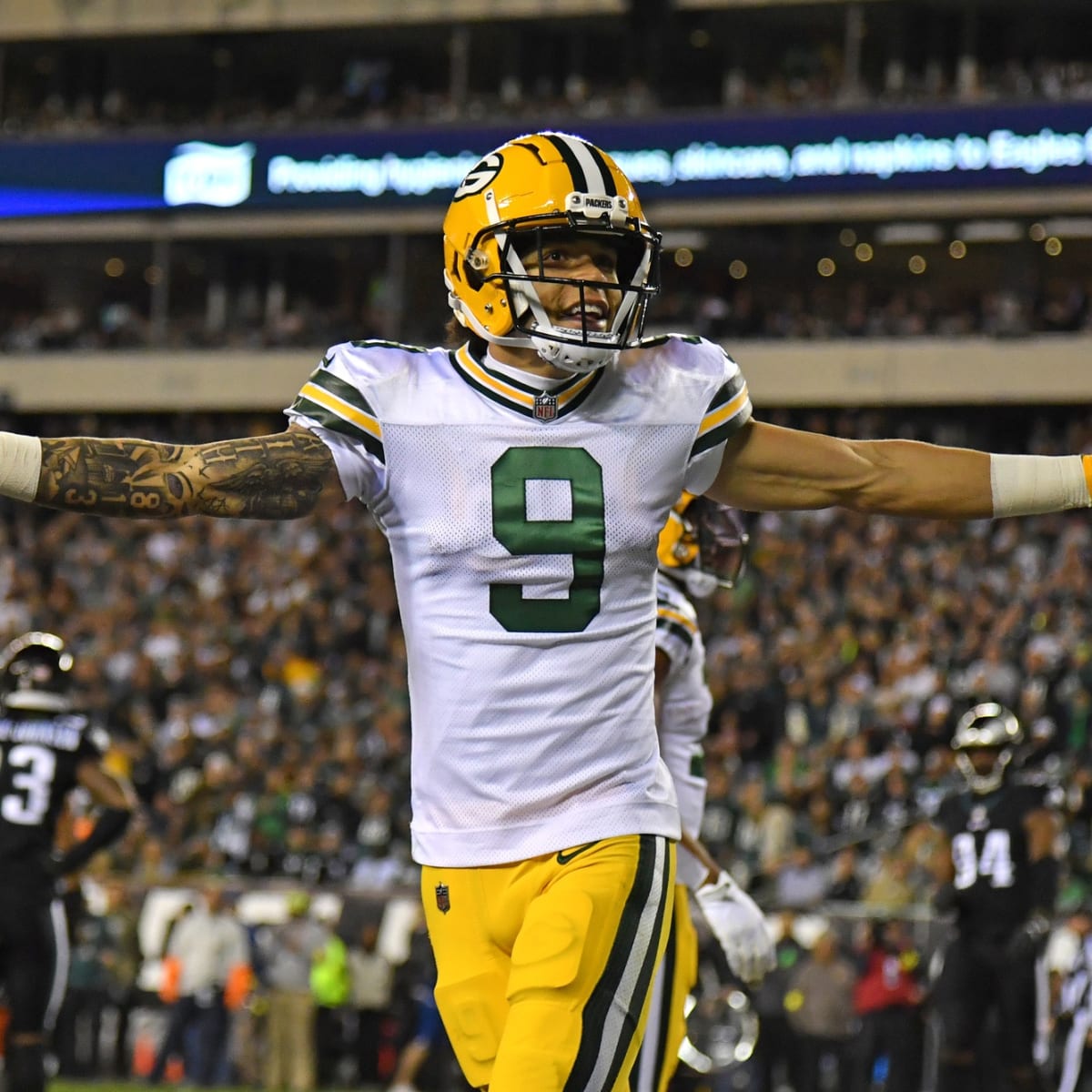 Hamstring injury makes WR Christian Watson unavailable for Packers' season  opener with Bears Detroit News - Bally Sports