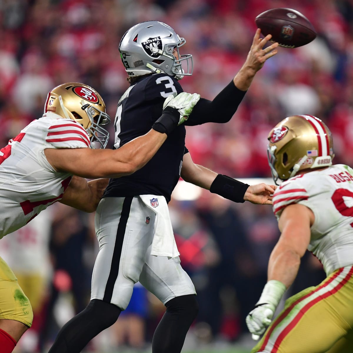 Week 17 Raiders-49ers final score: San Francisco wins 37-34 in