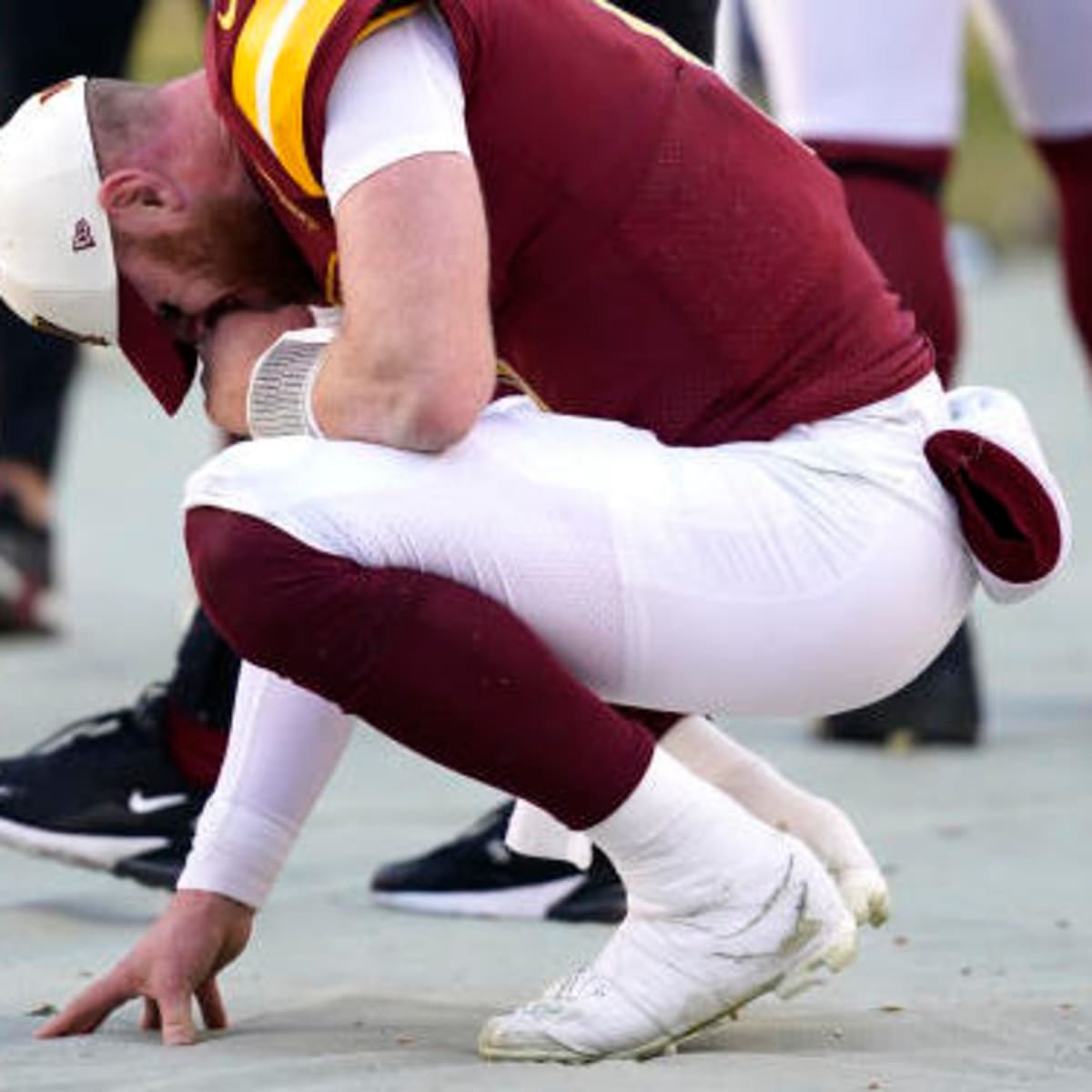 The Washington Commanders are strapped in the Carson Wentz roller coaster 