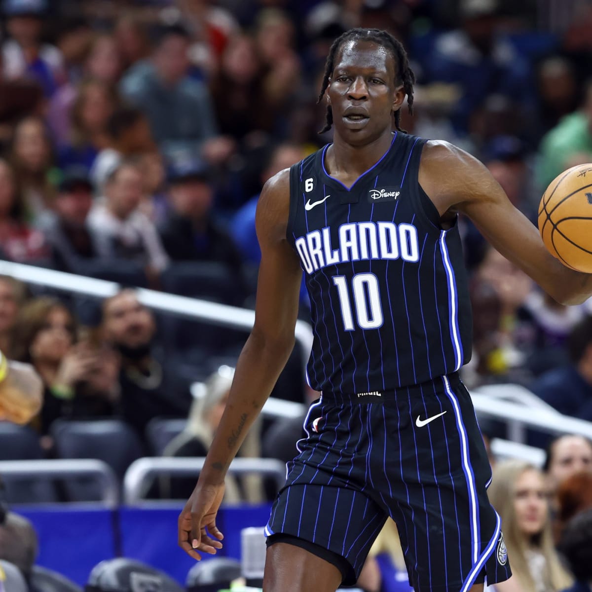 Bol Bol Signed Orlando Magic Jersey Nuggets Oregon Ducks NBA Proof JSA COA