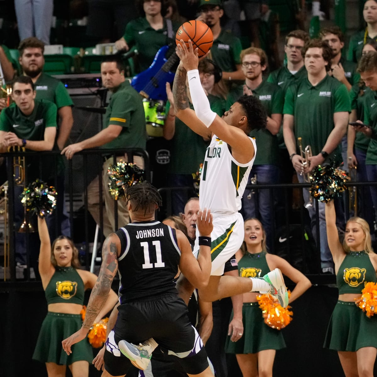 No. 16 Baylor men's basketball falls just short against No. 8 Kansas