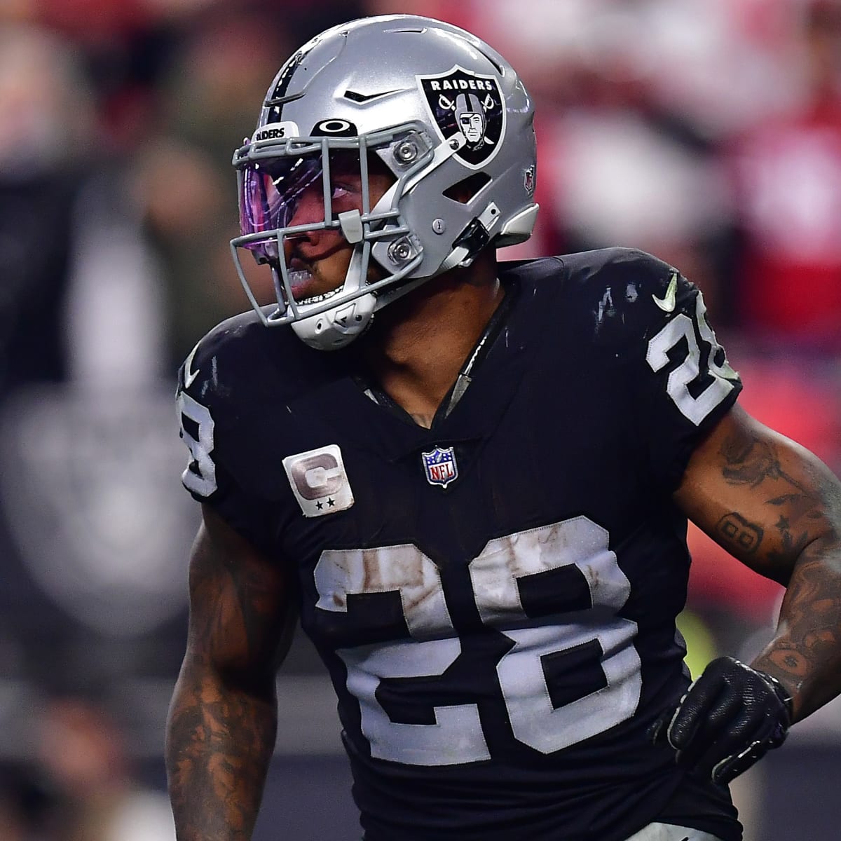 Raiders running back Josh Jacobs questionable for Chargers