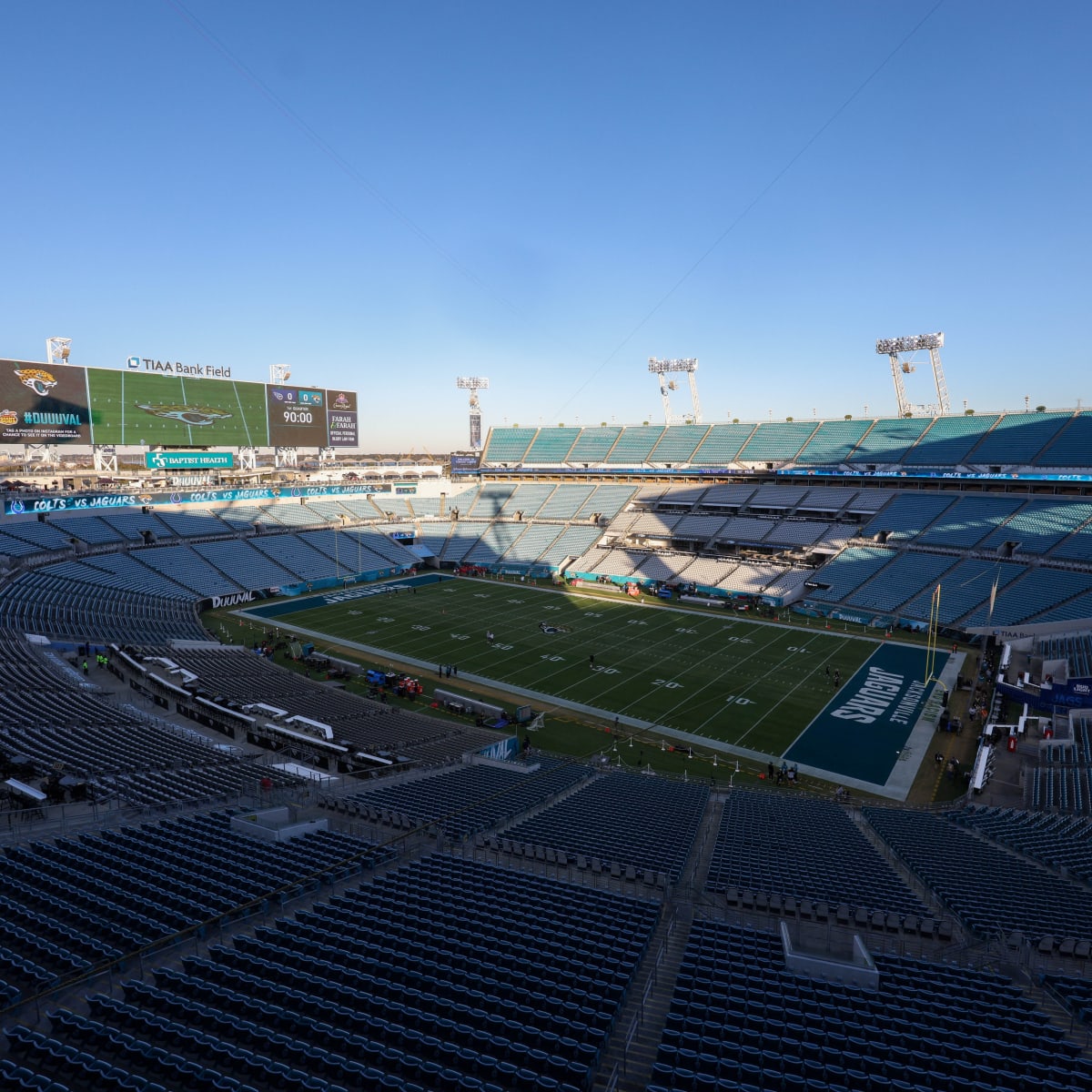 Photo: Titans versus Jaguars at TIAA Bank Field in Jacksonville