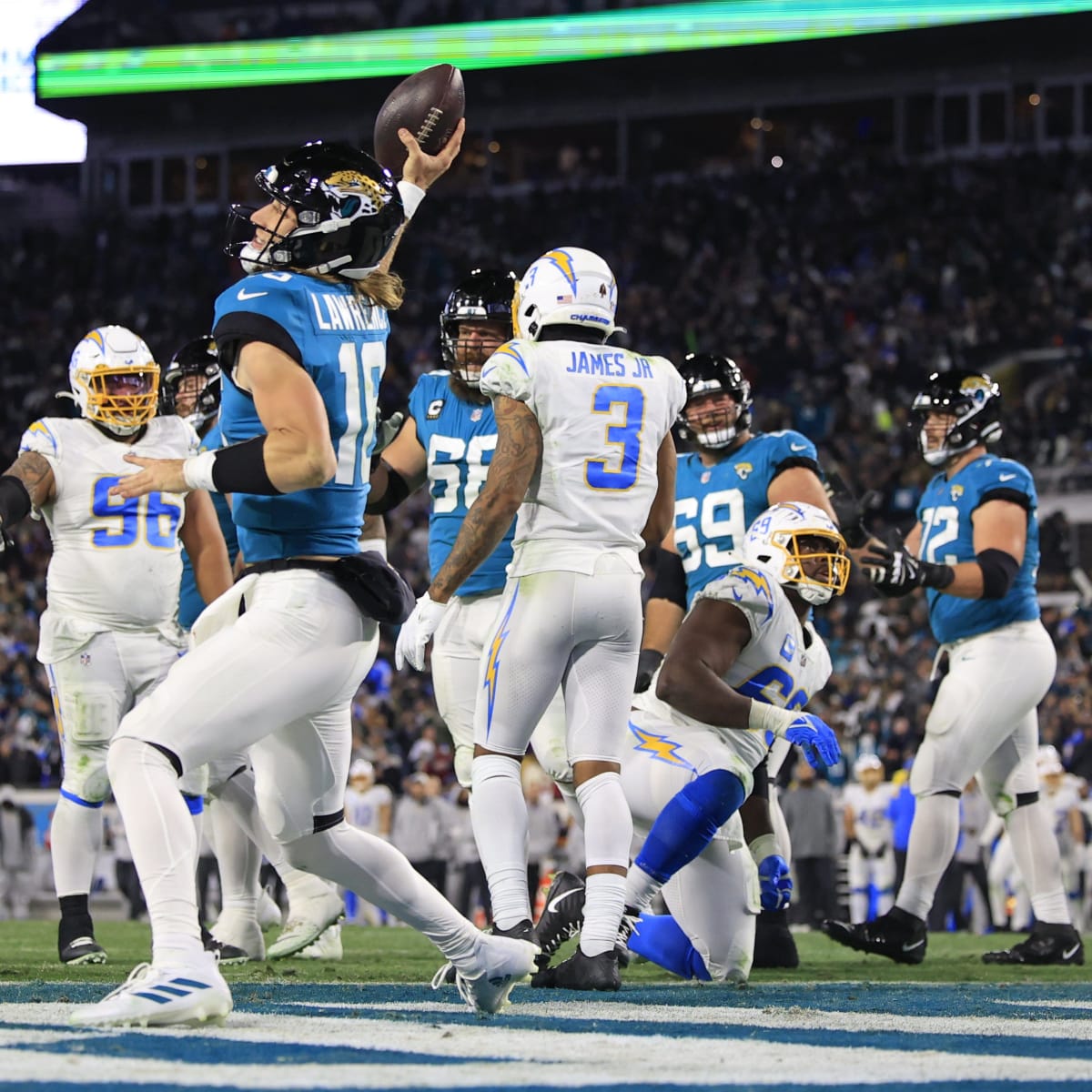 Los Angeles Chargers Collapse in Wild Card Round vs. Jacksonville