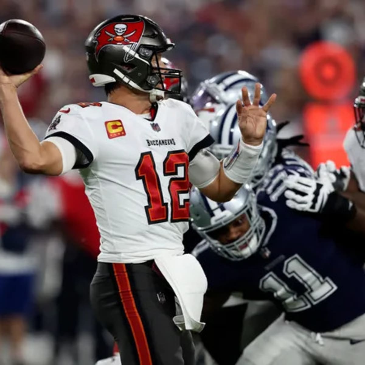 A look back at Bucs QB Tom Brady's career against the Dallas Cowboys