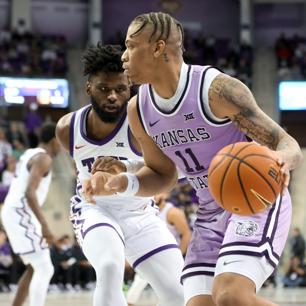 KU basketball leaves TCU with a victory  and a game ball