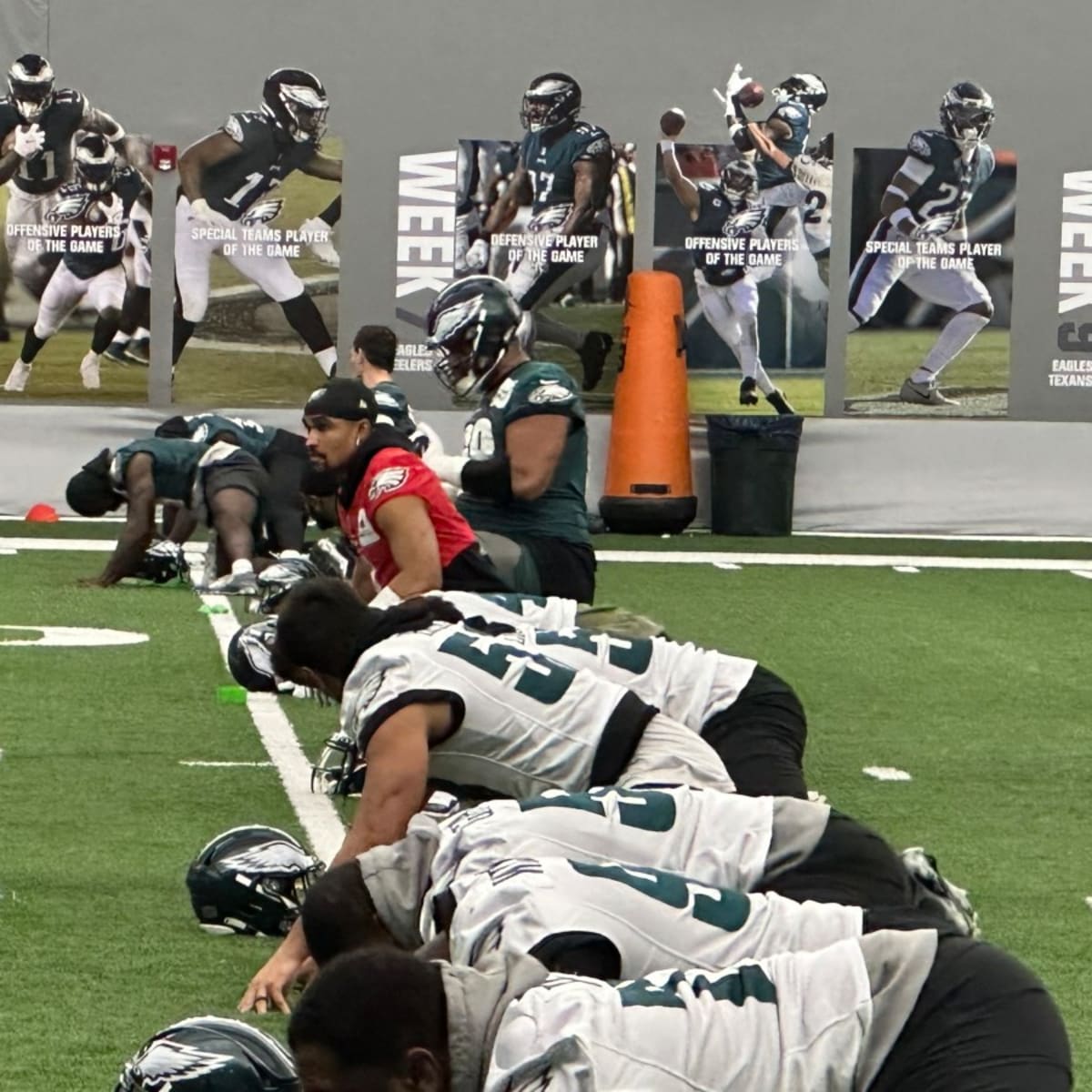 Eagles hold practice at the NovaCare Complex in Philadelphia, Jan