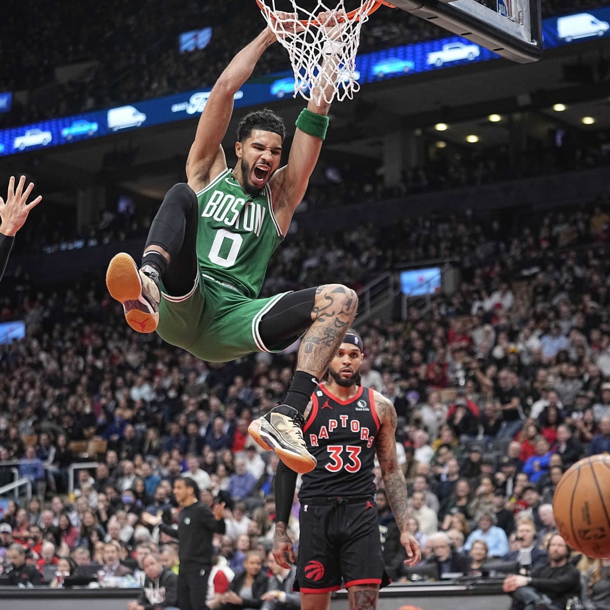 Celtics 'managing' Jayson Tatum's wrist as star sits out Raptors