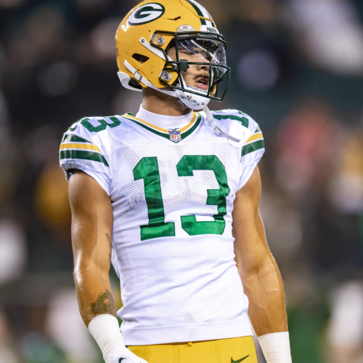 Packers wide receiver Allen Lazard gets questionable $10,609 for