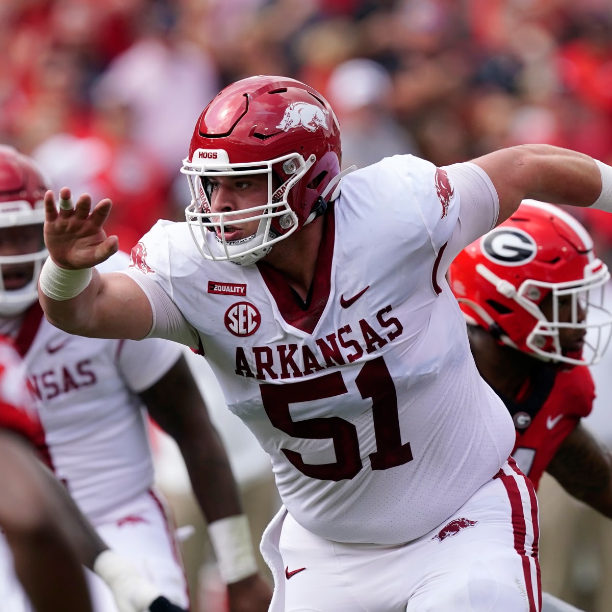 NFL Draft: Arkansas OL Ricky Stromberg has Brain and Brawn - Visit NFL Draft  on Sports Illustrated, the latest news coverage, with rankings for NFL Draft  prospects, College Football, Dynasty and Devy