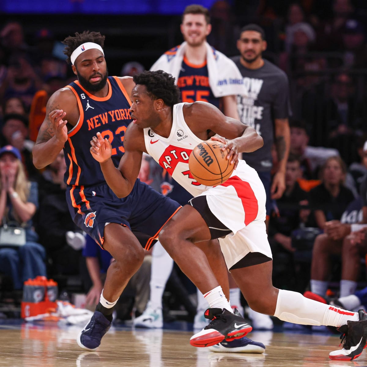 😍 OG Anunoby REACTS to NEW Toronto Raptors Nike NBA City Edition