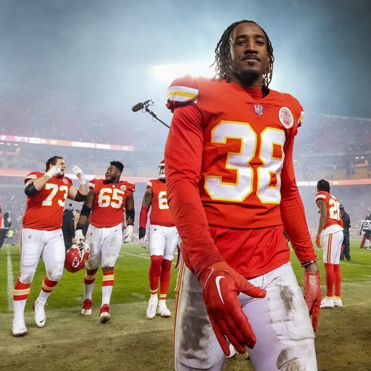 Kansas City Chiefs cornerback L'Jarius Sneed (38) during an NFL football  game against the Cincinnati Bengals, Sunday, Dec. 4, 2022, in Cincinnati.  (AP Photo/Emilee Chinn Stock Photo - Alamy