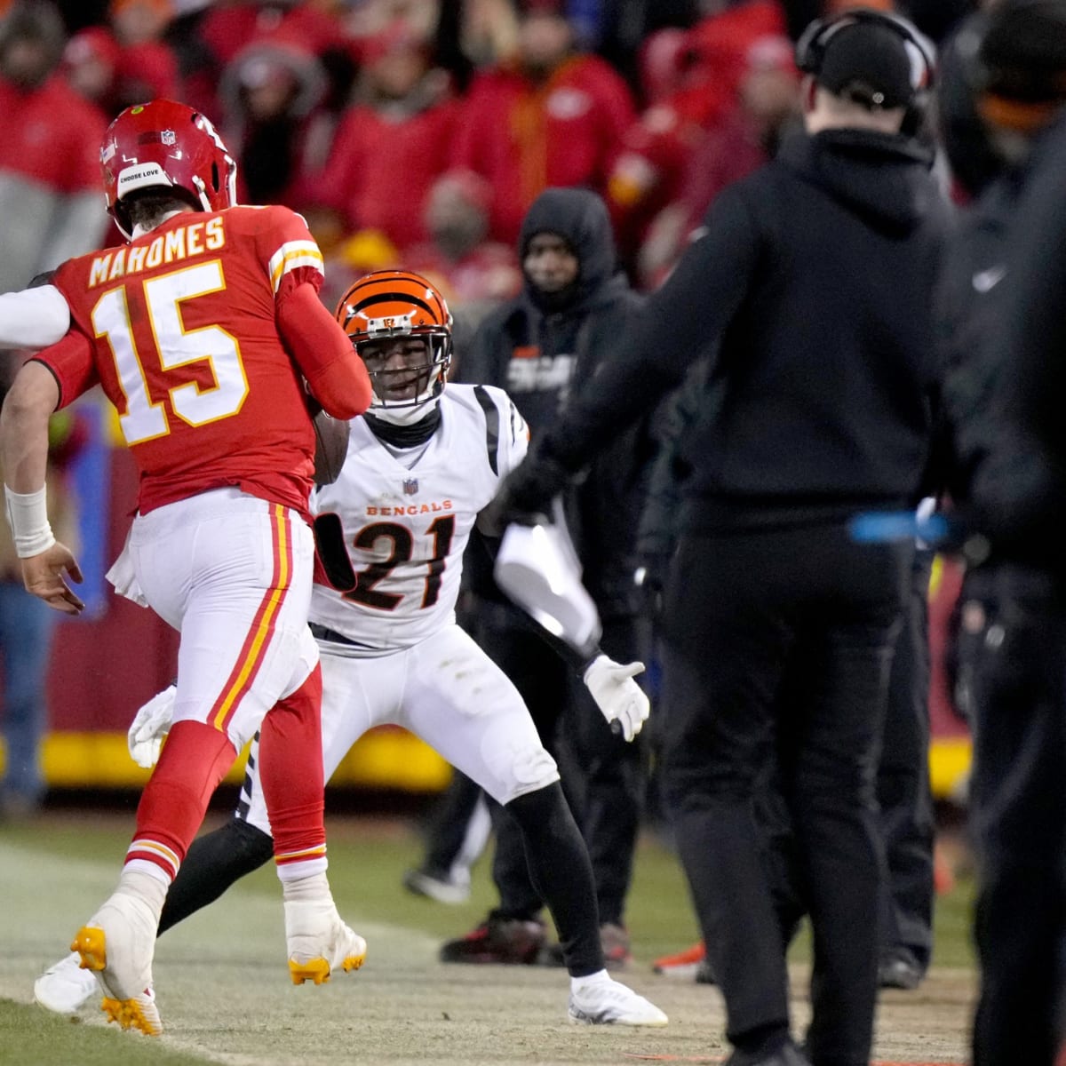 Bengals' Pratt regrets cursing at teammate over Mahomes penalty in playoff  loss, Cincinnati Bengals