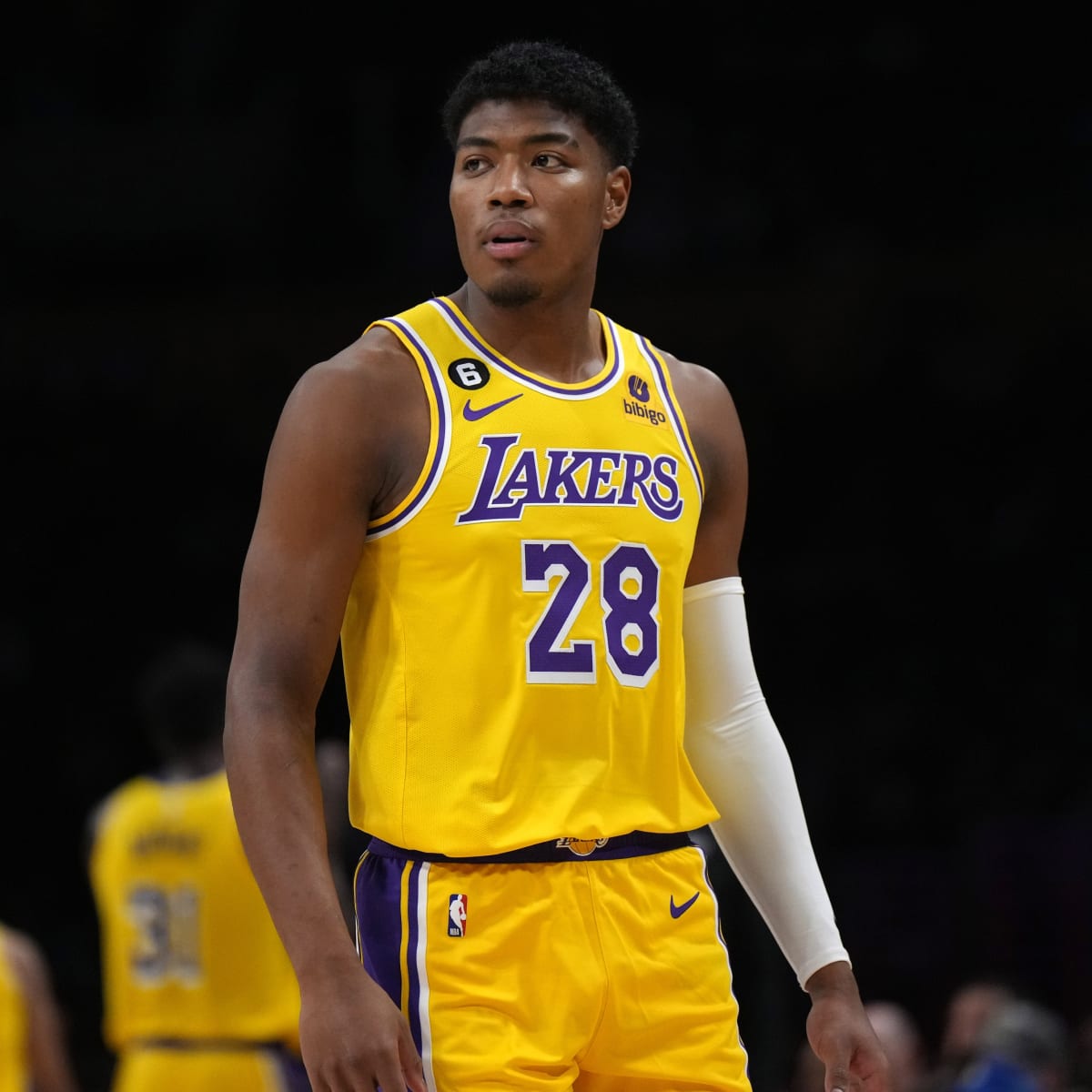 Rui Hachimura - Los Angeles Lakers - Gold Icon Edition Jersey - Worn 2/7/2023