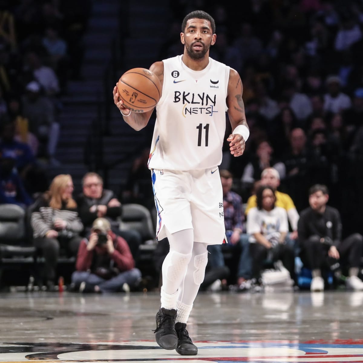 Nets' Kyrie Irving, Heat's Bam Ado prevented from postgame