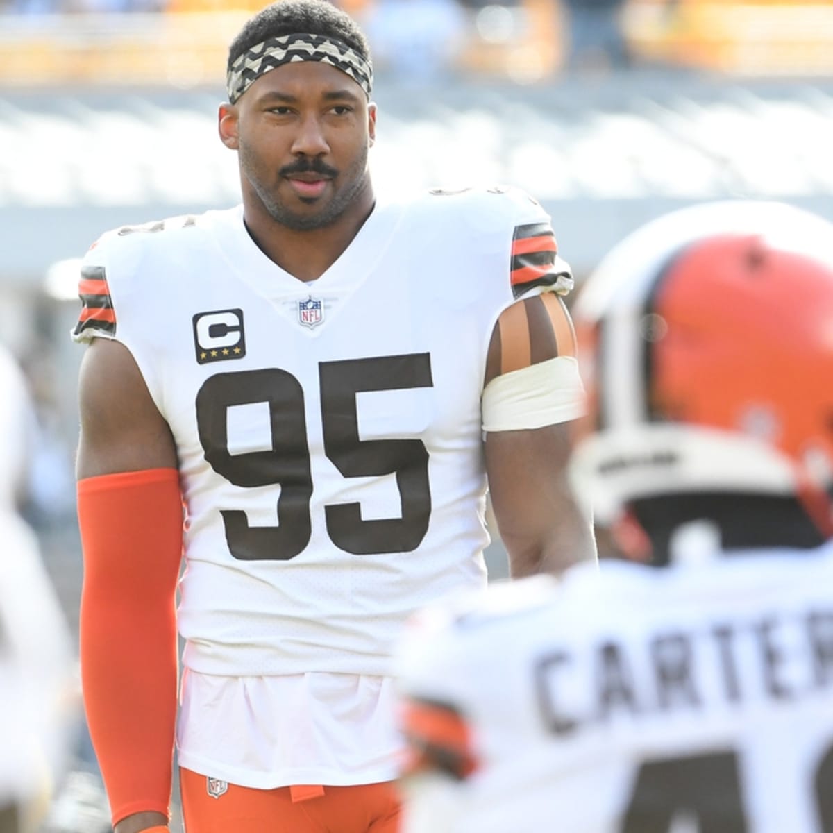 Browns' Myles Garrett suffers dislocated toe during Pro Bowl Games