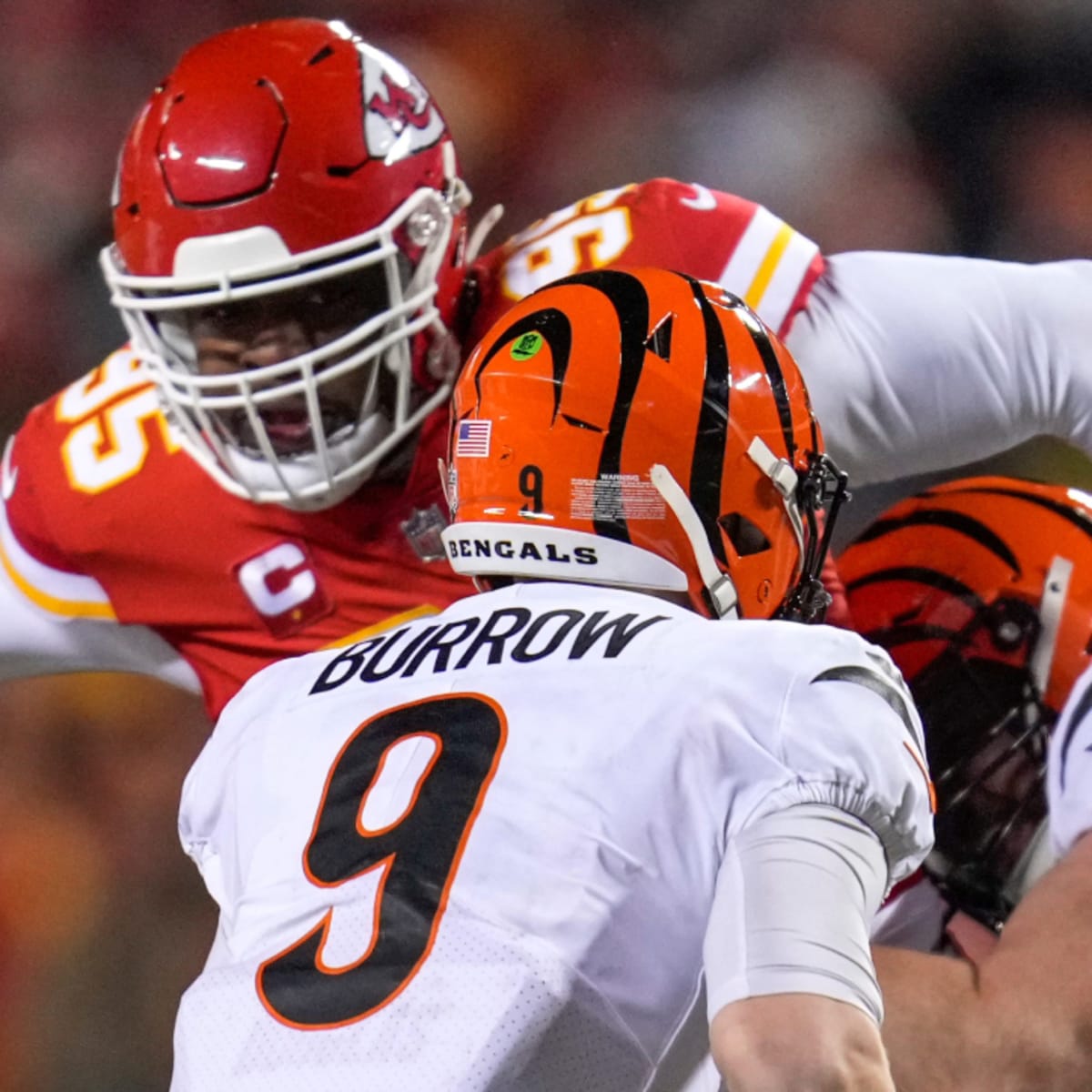 Bengals QB Joe Burrow was on Chiefs DT Chris Jones' mind, and tackling  dummies, during 2022 offseason - A to Z Sports