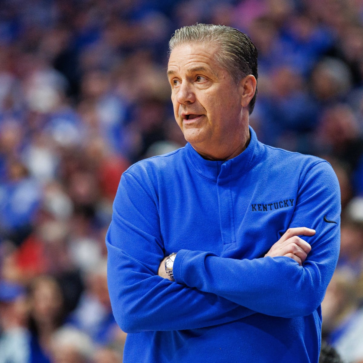 John Calipari and Kentucky Wildcats recap Arkansas - A Sea Of Blue