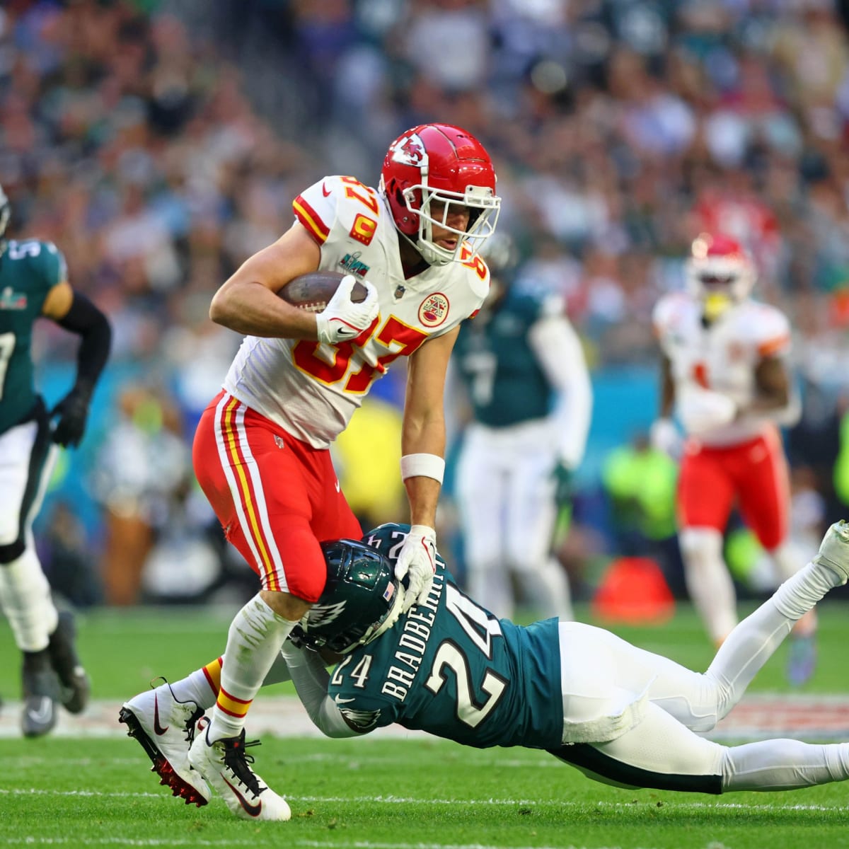 Kadarius Toney, James Bradberry key players as Chiefs defeat Eagles in  Super Bowl - Big Blue View