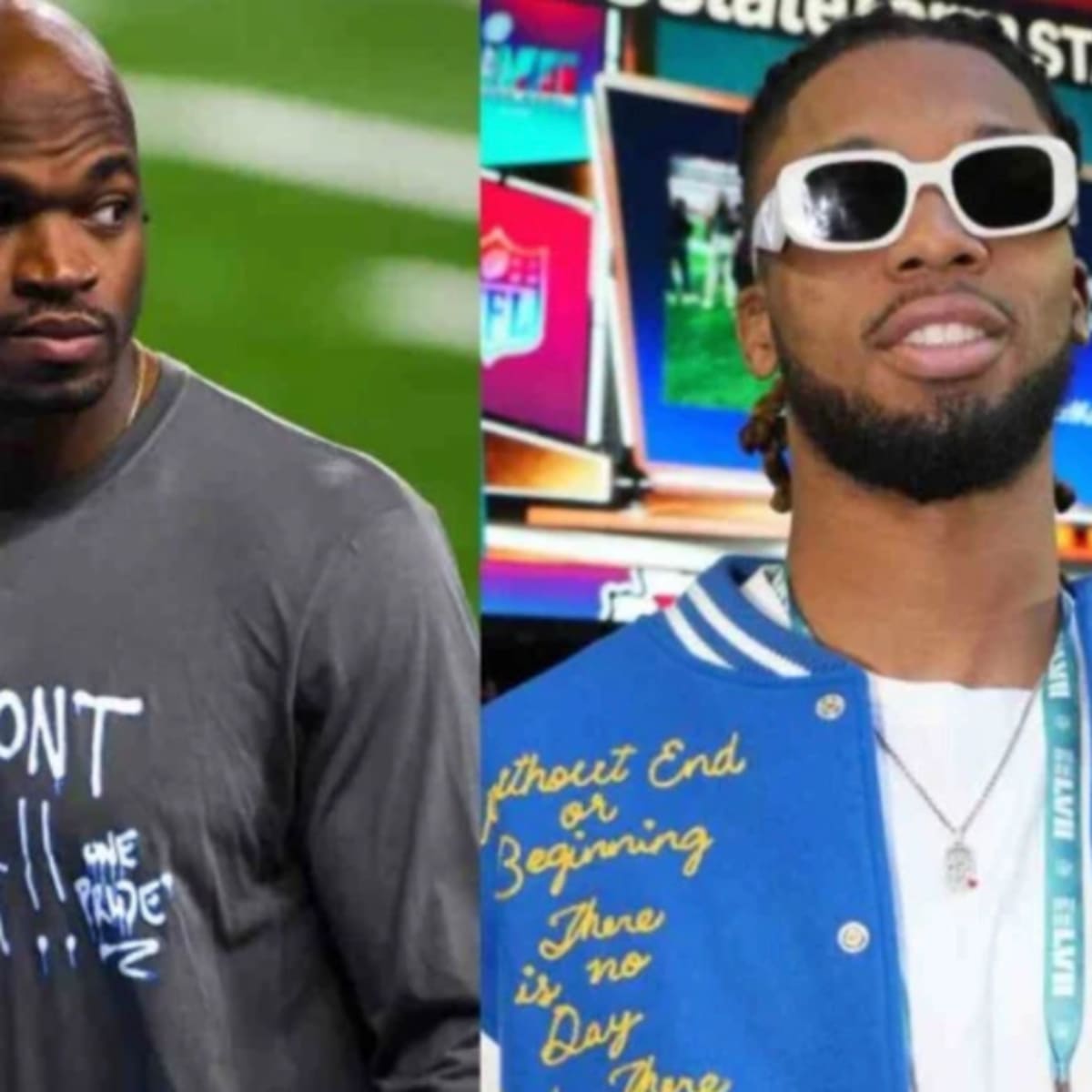 Adrian Peterson Blasts Damar Hamlin For Super Bowl Jacket: “This Is  Blasphemy… I Find This Disrespectful!”