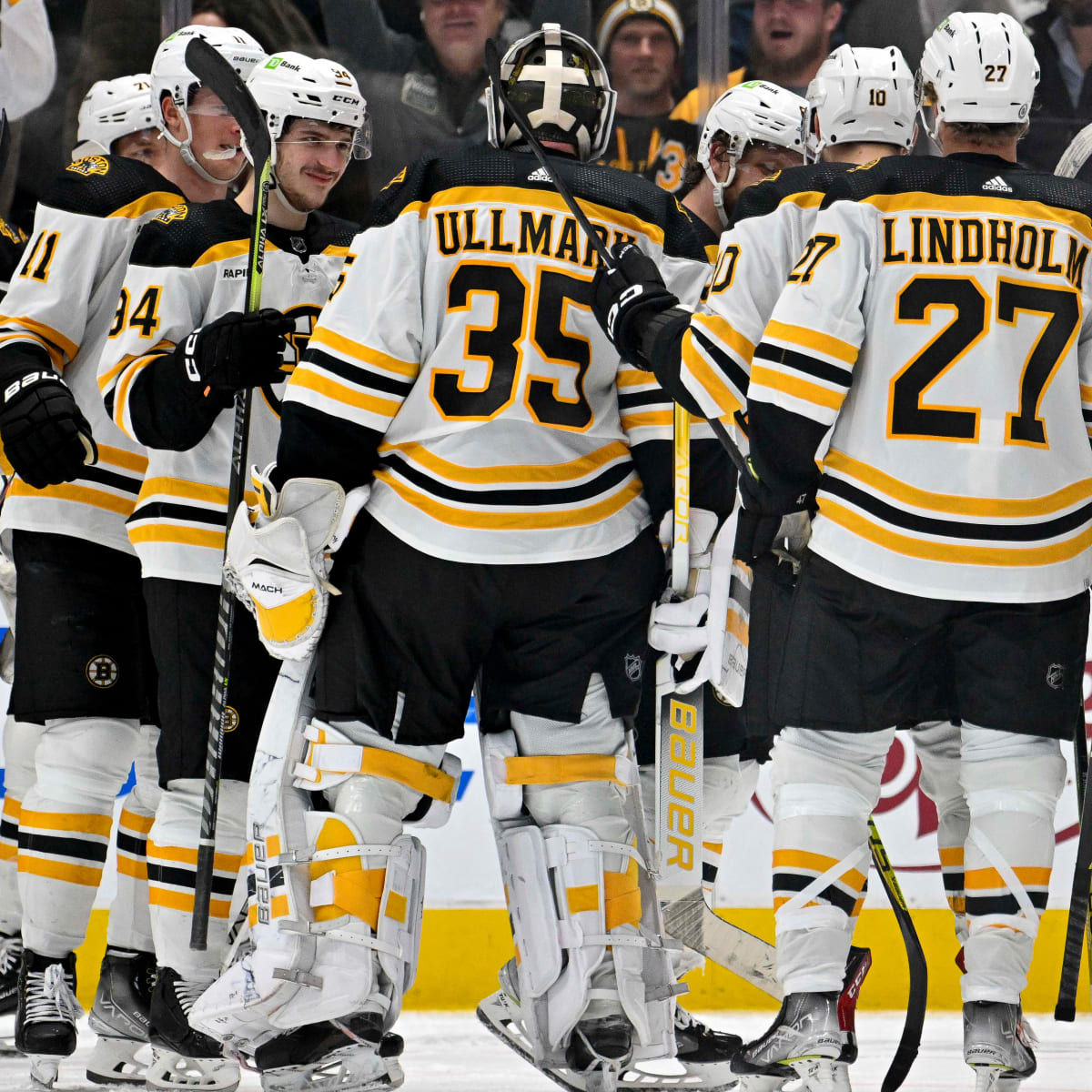 Bruins beat Blue Jackets, improve upon NHL's best record
