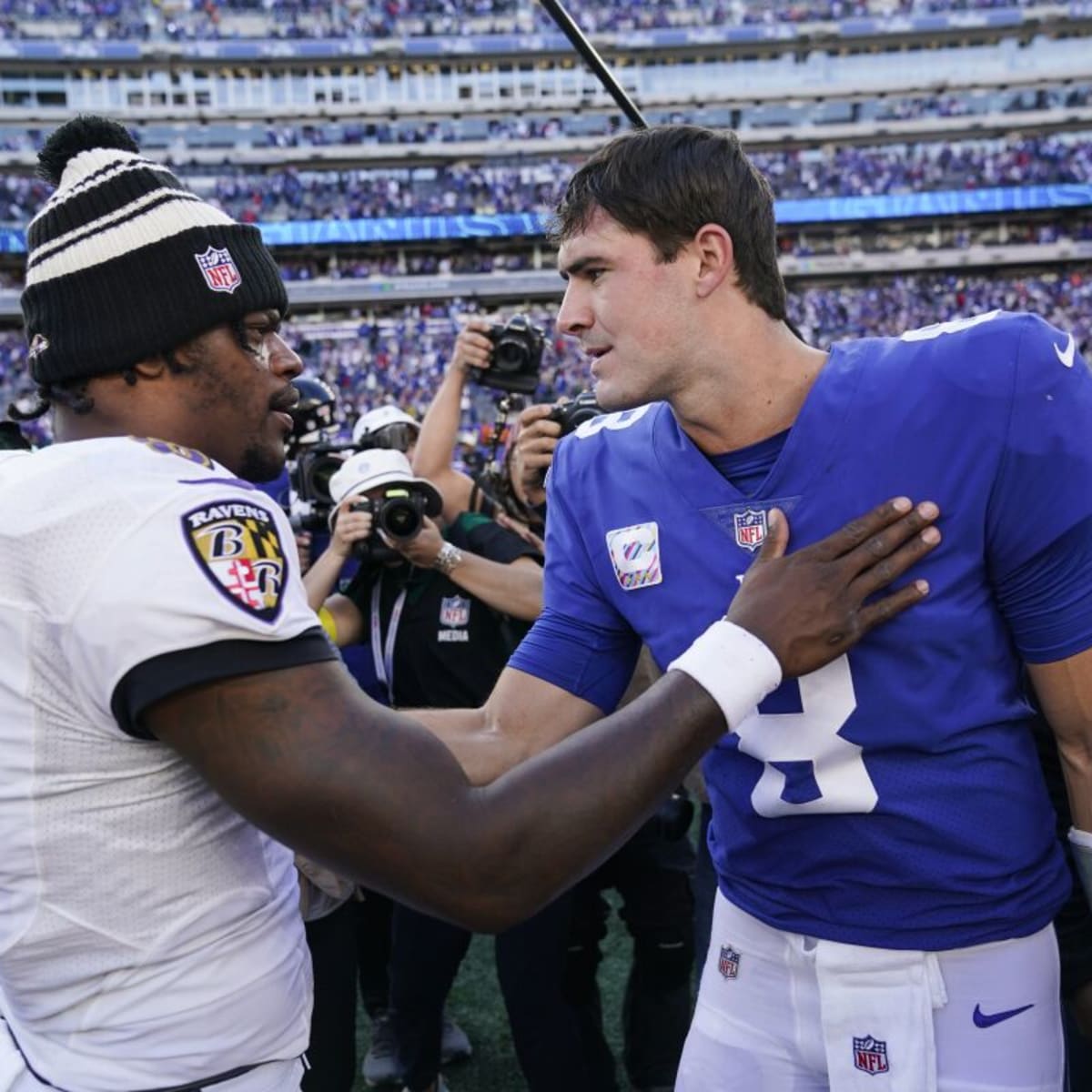 Daniel Jones' fumble issue is fixable. Just ask Ravens' Lamar Jackson