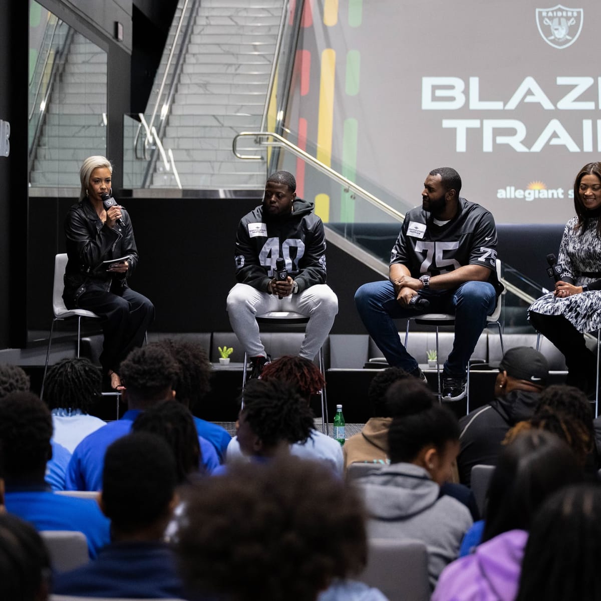 Raiders player shares story of mental health struggle, sister's suicide  with Las Vegas students - THE DEFENSIVE LINE