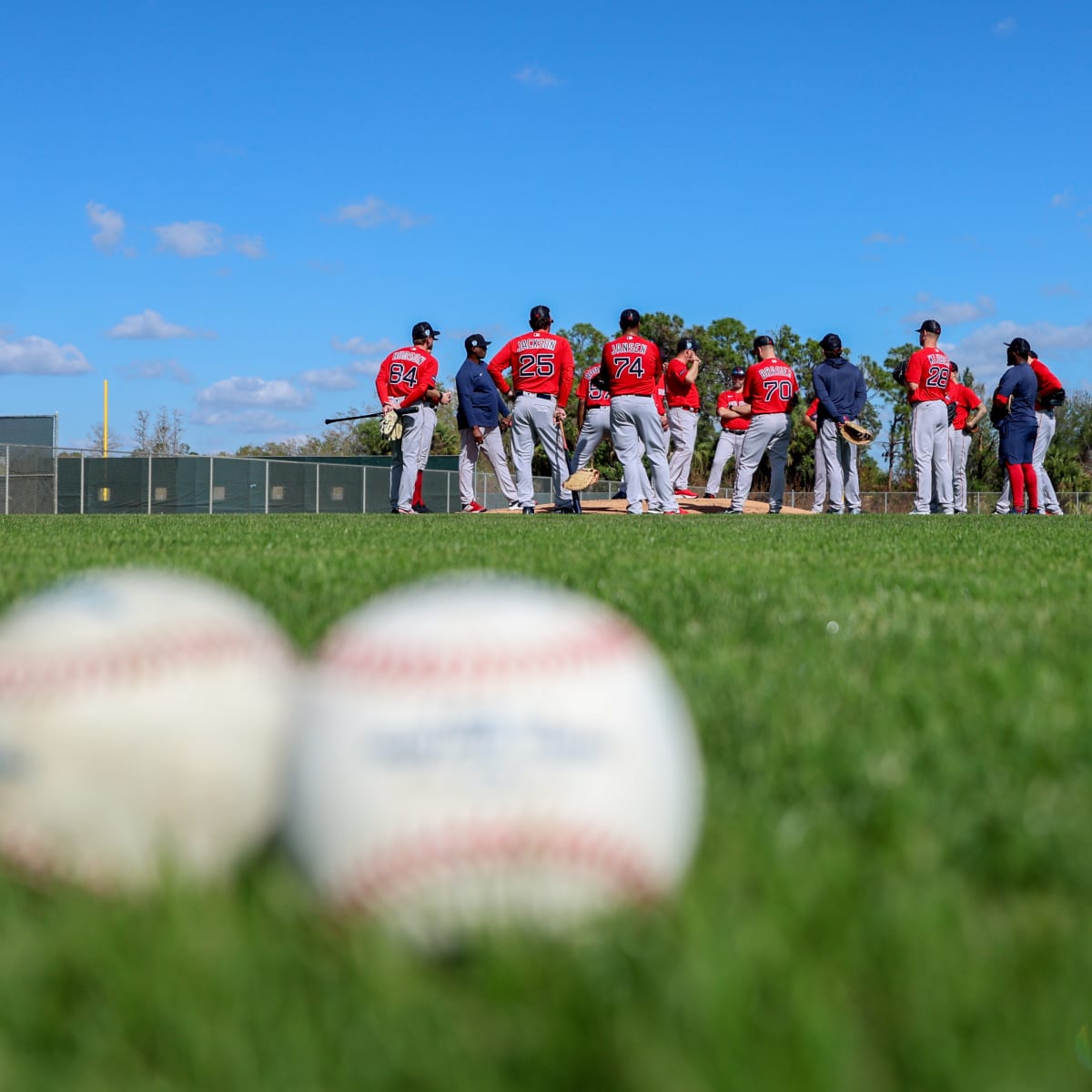 Red Sox fend off Northeastern Huskies in spring training opener