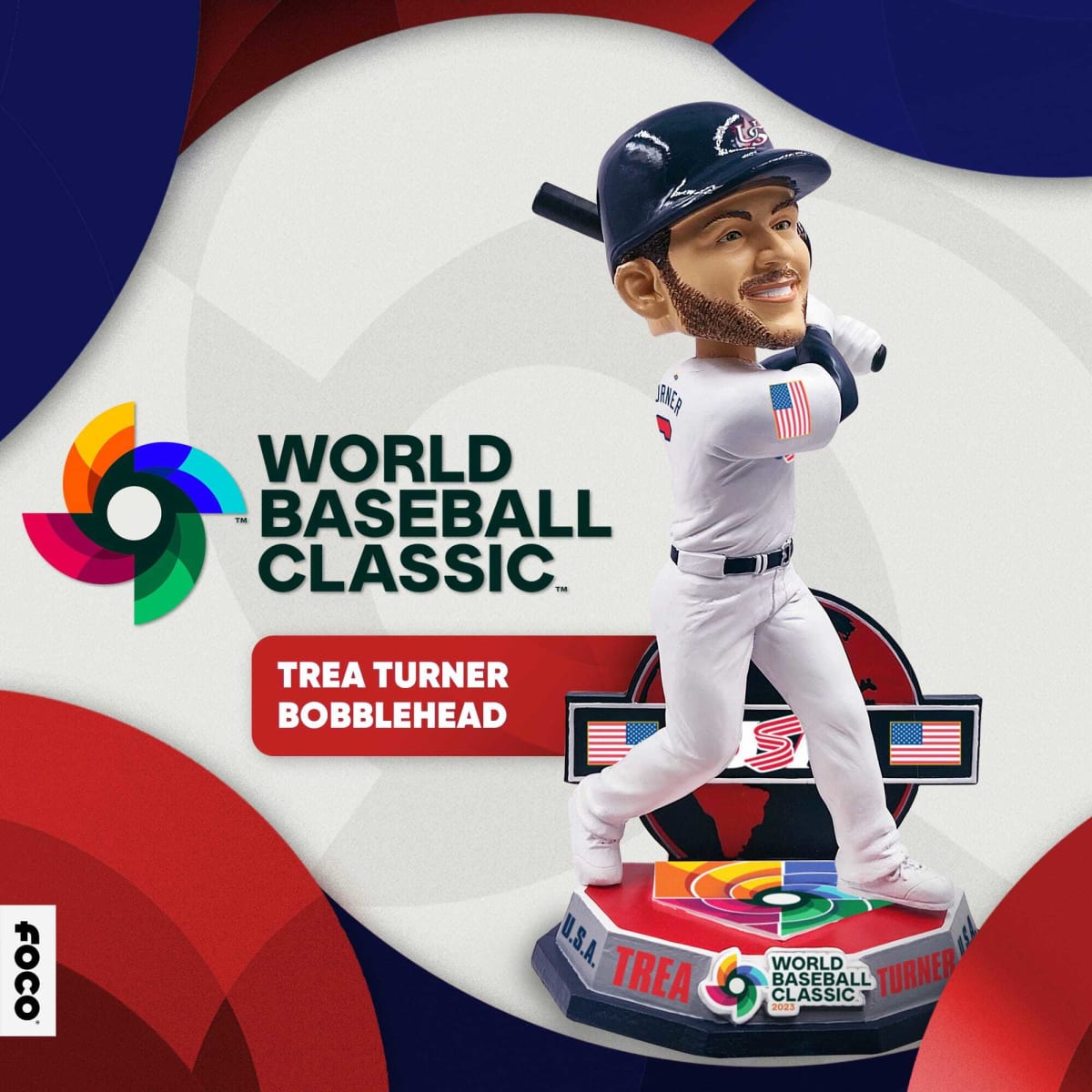 Trea Turner Philadelphia Phillies Next Stop Bobblehead MLB