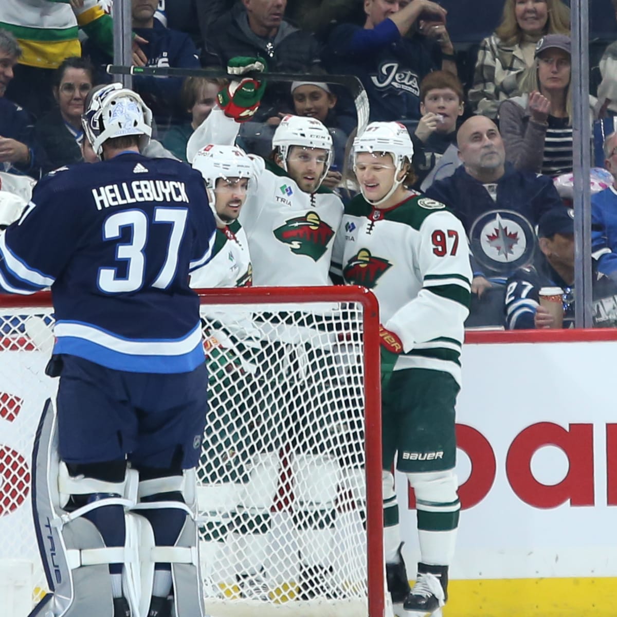 Wild beat Jets to extend points streak, but Kaprizov exits early