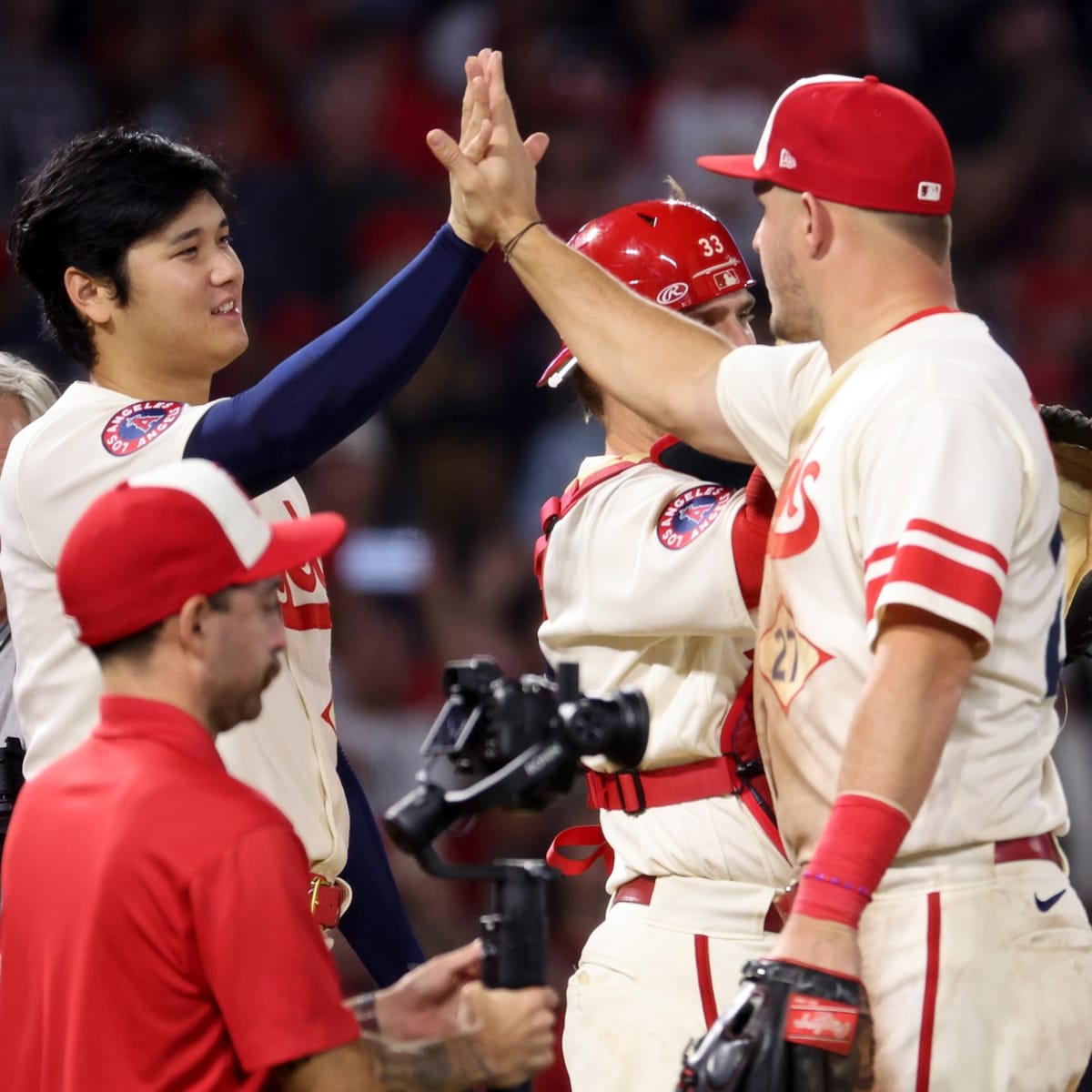 Angels players wore amazing Mike Trout shirts before game vs. Dodgers