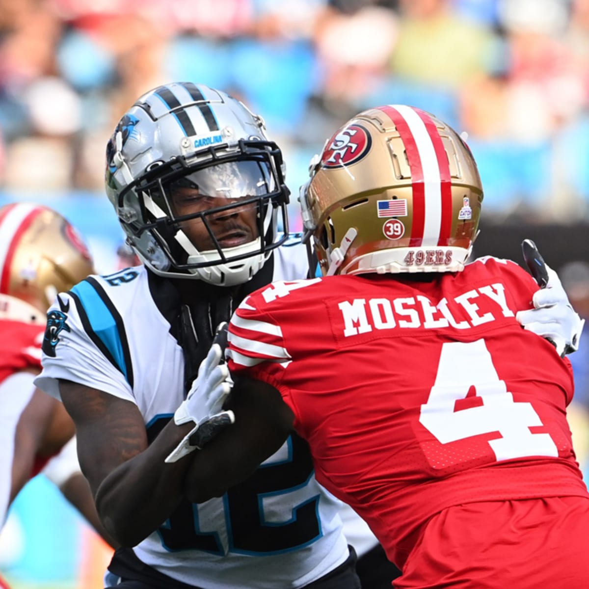 San Francisco 49ers cornerback Emmanuel Moseley (41) in action during an  NFL football game against the Los Angeles Rams, Sunday, Oct. 18, 2020, in  Santa Clara, Calif. (AP Photo/Scot Tucker Stock Photo - Alamy