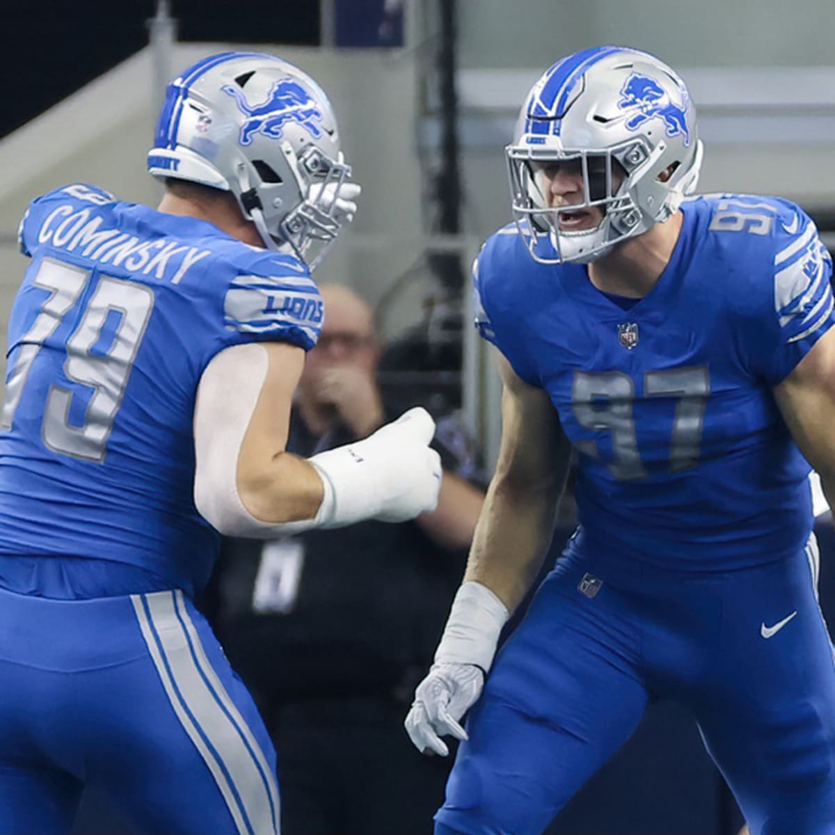 Detroit Lions guard Graham Glasgow impressing Dan Campbell