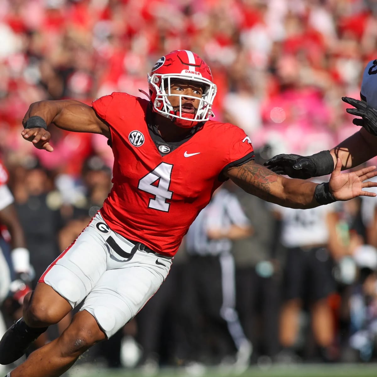 2023 NFL Draft: Falcons pick Georgia's Nolan Smith in ESPN mock