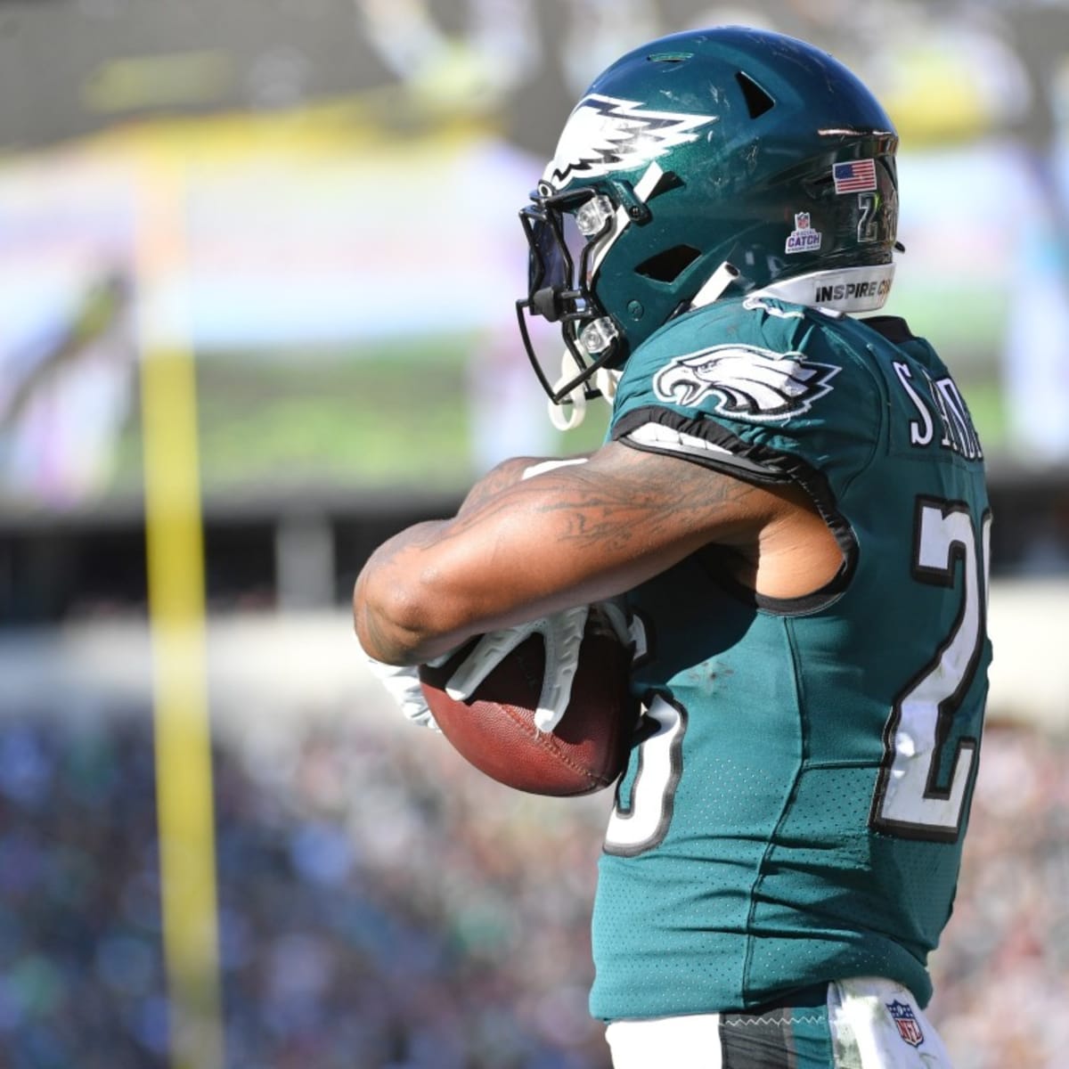 Miles Sanders Injury: Philadelphia Eagles Ex OUT for How Long for Carolina  Panthers? - Sports Illustrated Philadelphia Eagles News, Analysis and More