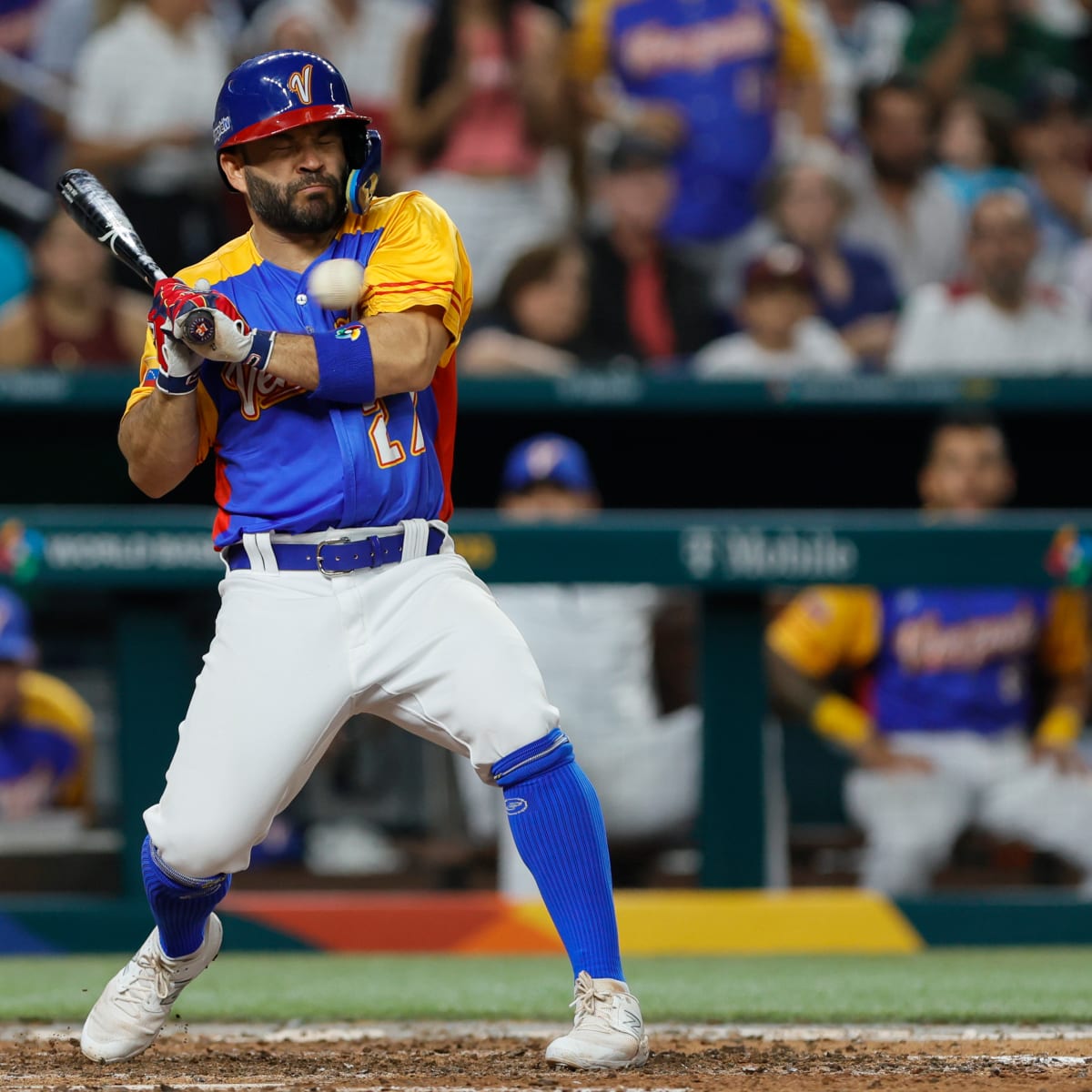 Astros release Jose Altuve update after scary HBP injury in World Baseball  Classic