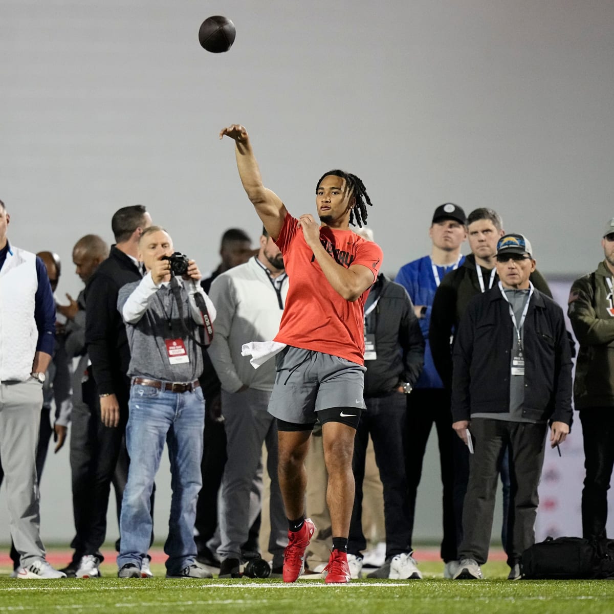 College football: CJ Stroud and Jaxon Smith-Njigba strut their NFL stuff on  Ohio State's Pro Day