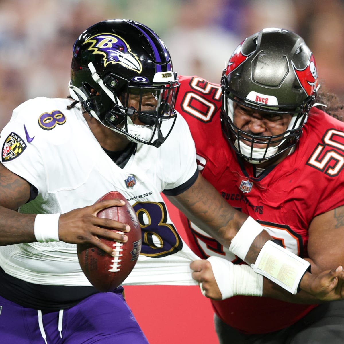 Tampa Bay Buccaneers' Odds Rise to Land Lamar Jackson After Requesting  Trade - Tampa Bay Buccaneers, BucsGameday