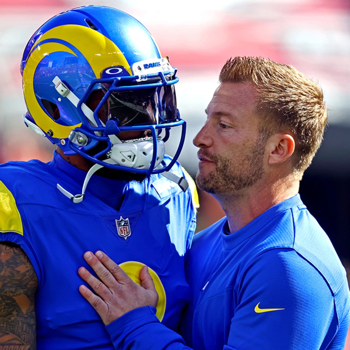 Rams News: Sean McVay Focused On Getting Odell Beckham Jr. Up To Speed  During Bye Week