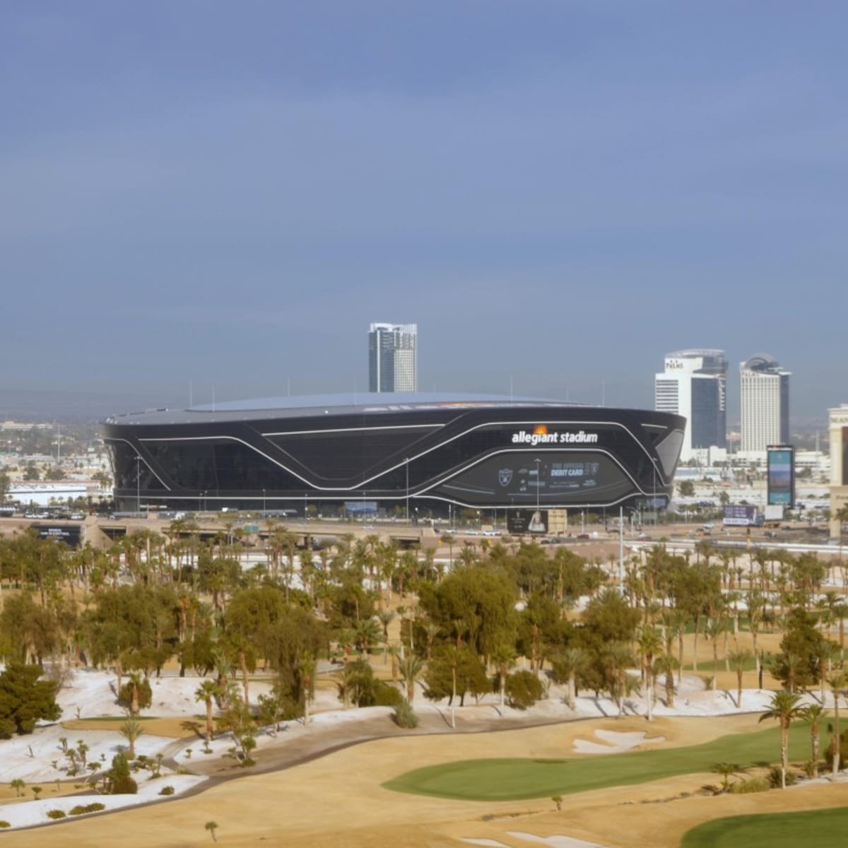 Allegiant Stadium, home of the Las Vegas Raiders, honors the late