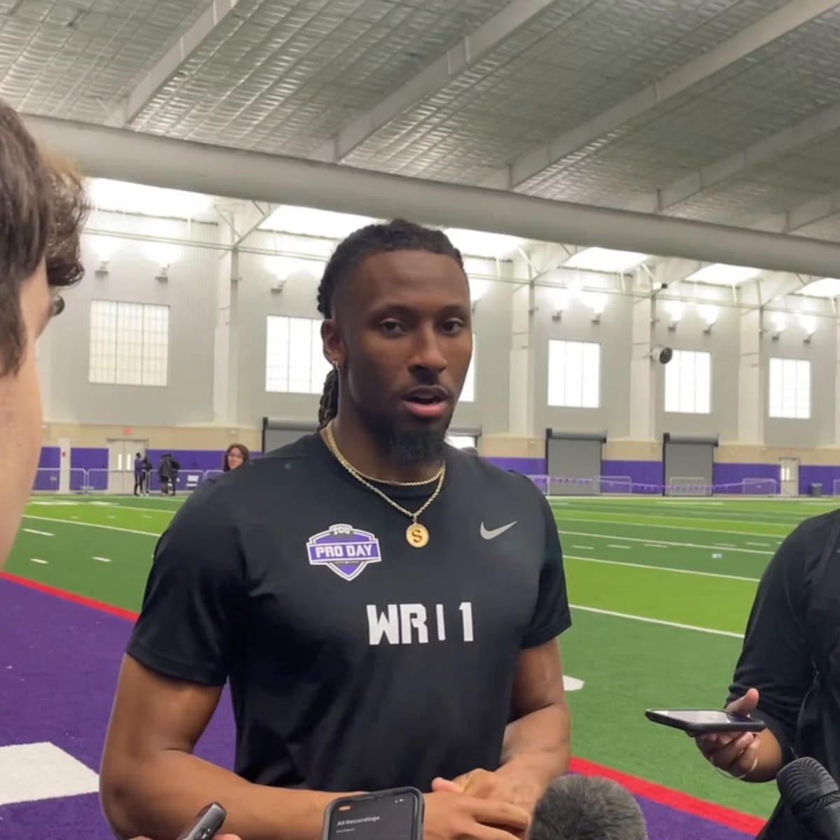 TCU WR Quentin Johnston Impresses at Pro Day - Visit NFL Draft on