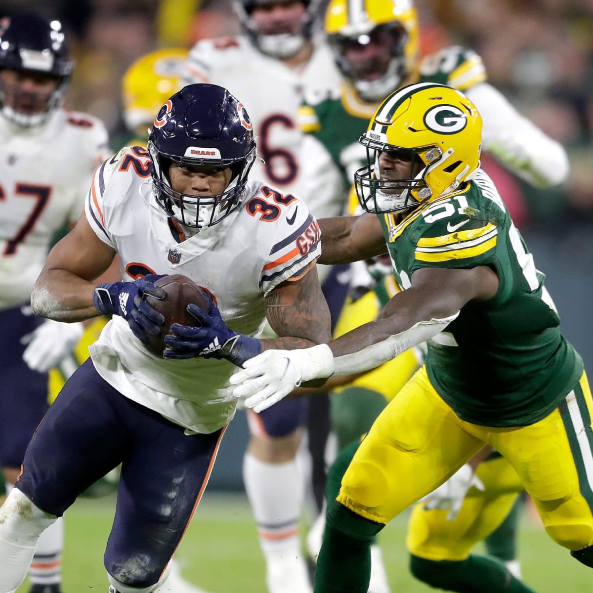 Lions signing ex-Bears RB David Montgomery to 3-year, $18 million