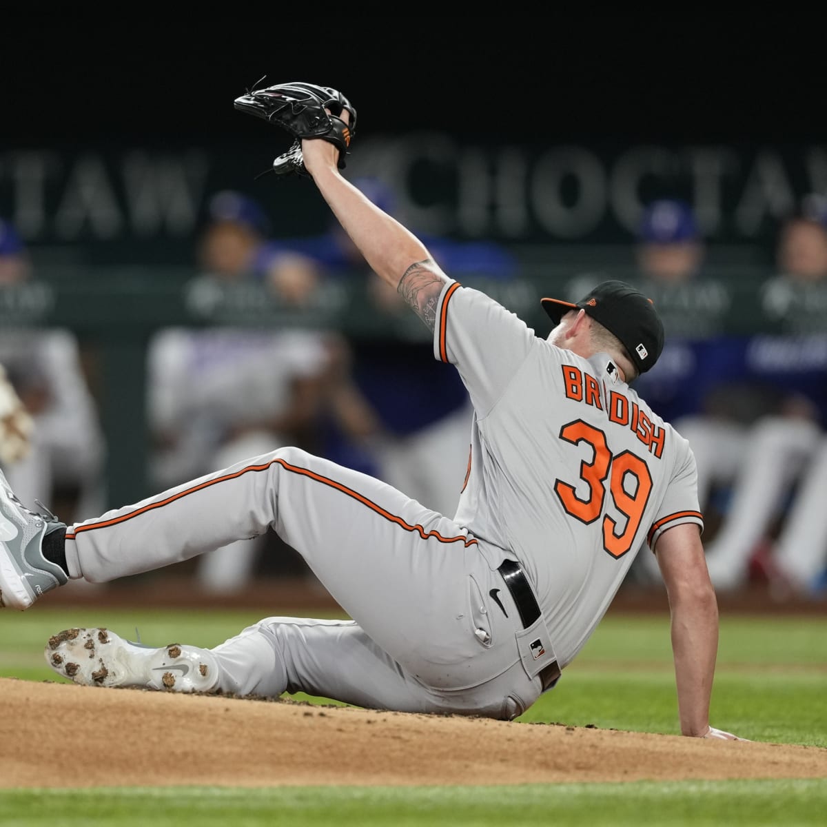 Baltimore Orioles relief pitcher Bruce Zimmermann throws a pitch