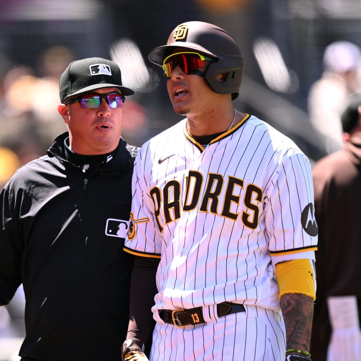 WATCH: Padres' Manny Machado ejected for arguing called third