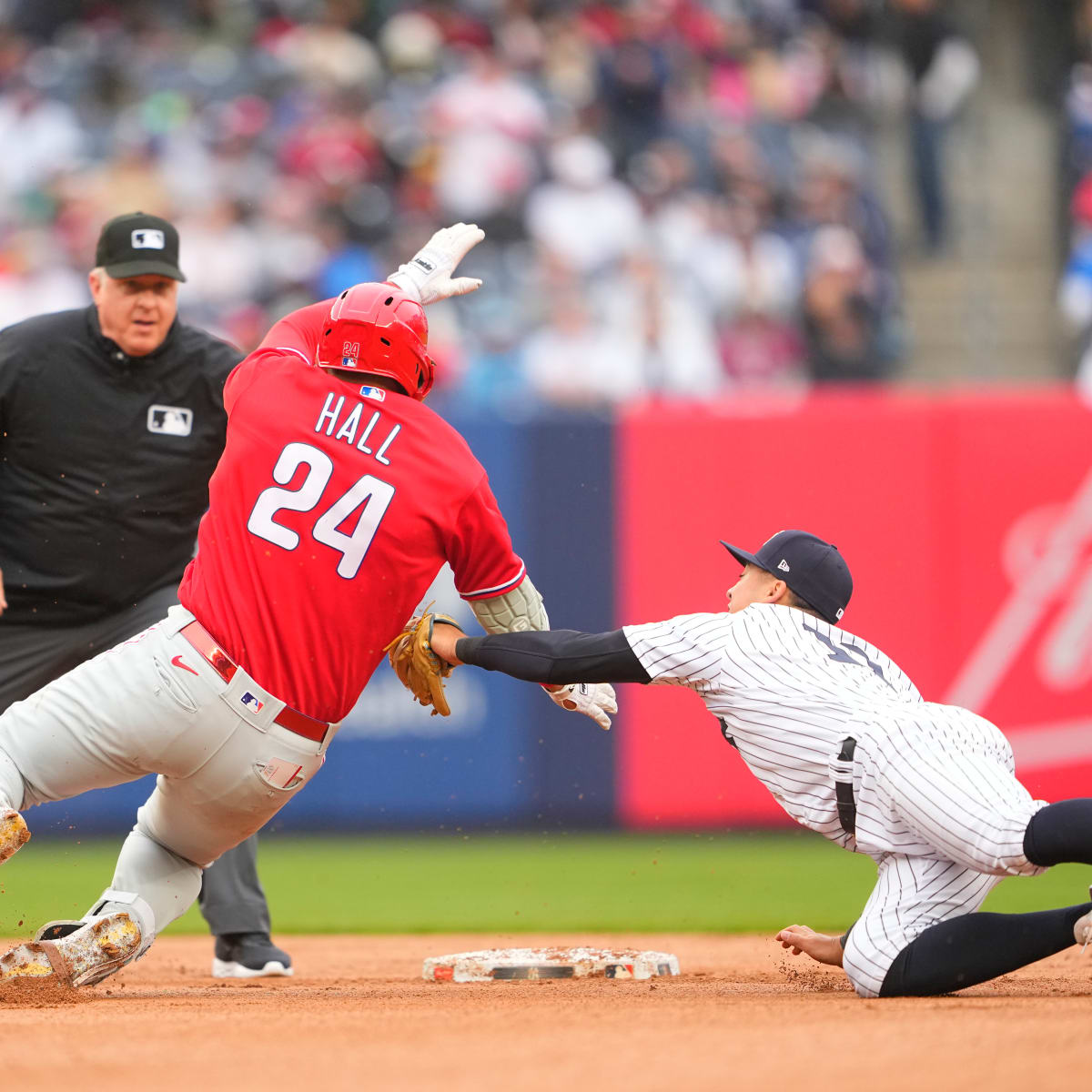 Phillies shift gears again, keep Alec Bohm at first base against a